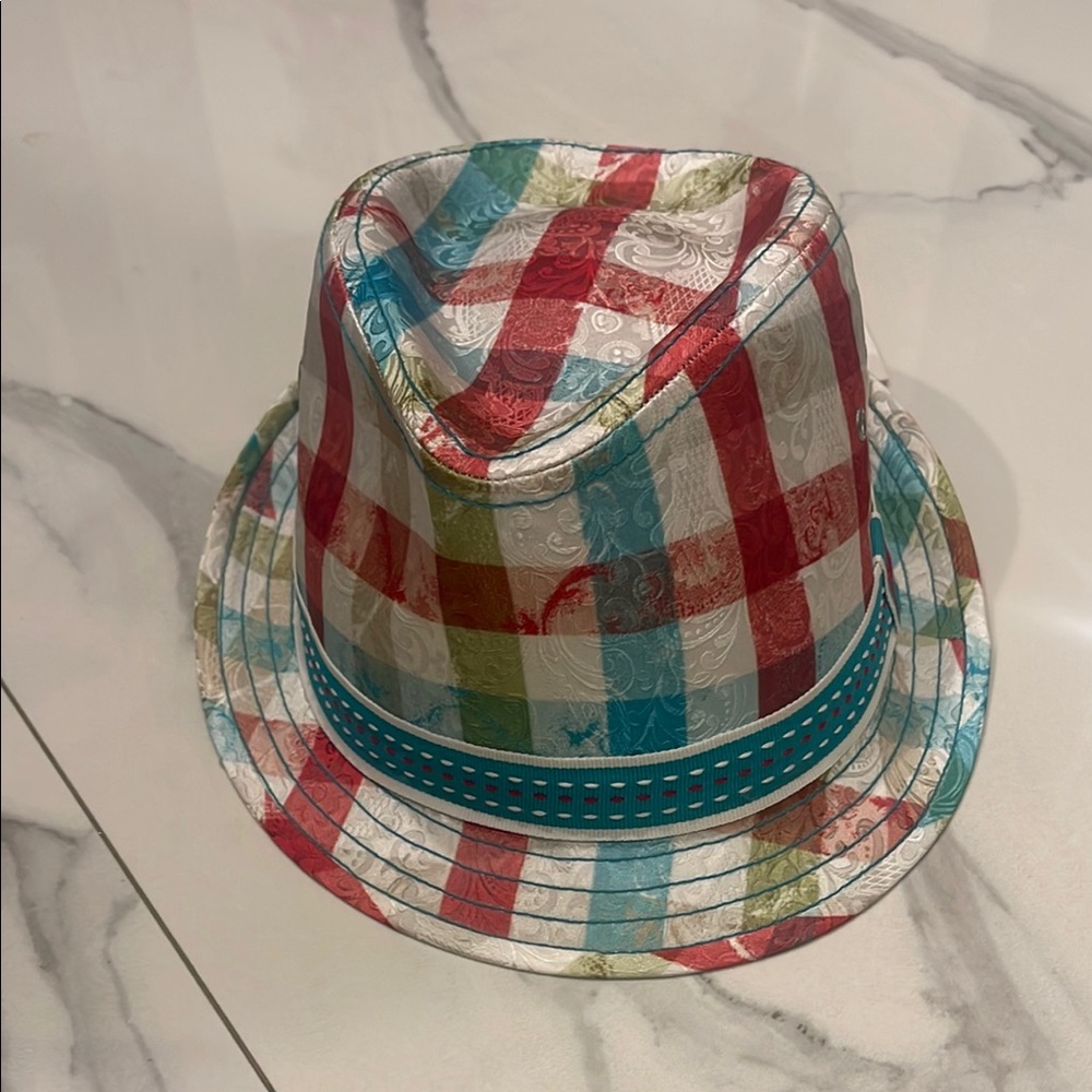 Robert Graham Red and Blue Bucket Hat